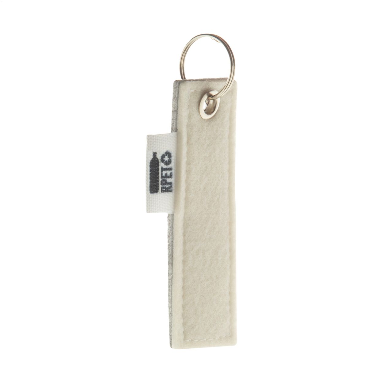 CreaFelt Key A Individueller Schlüsselanhänger - weiß - grau-980