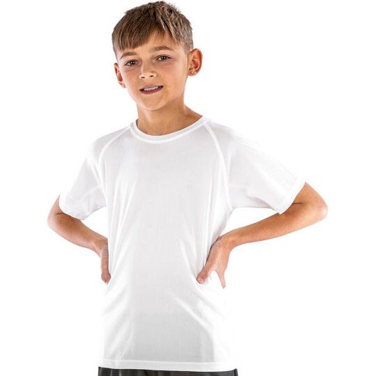 Junior Performance Aircool Tee - white-65