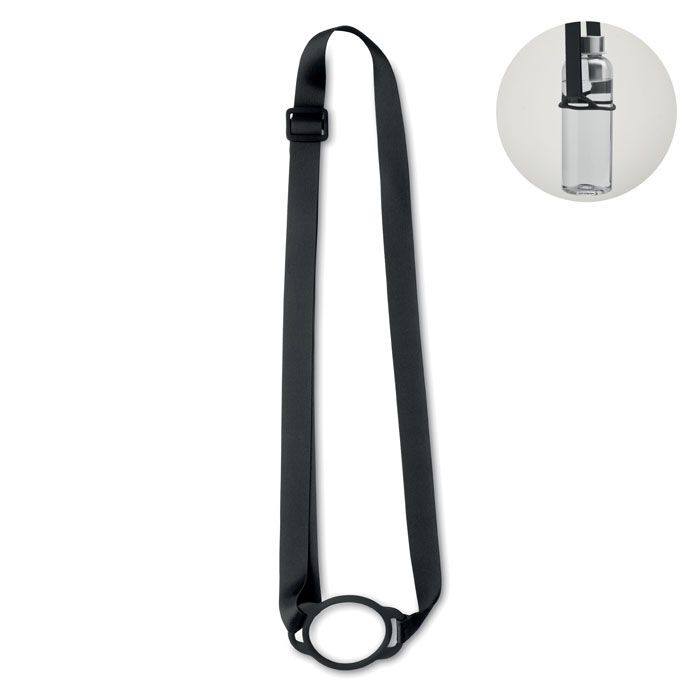 Lanyard mit Getränkehalter LANCUP - schwarz-731