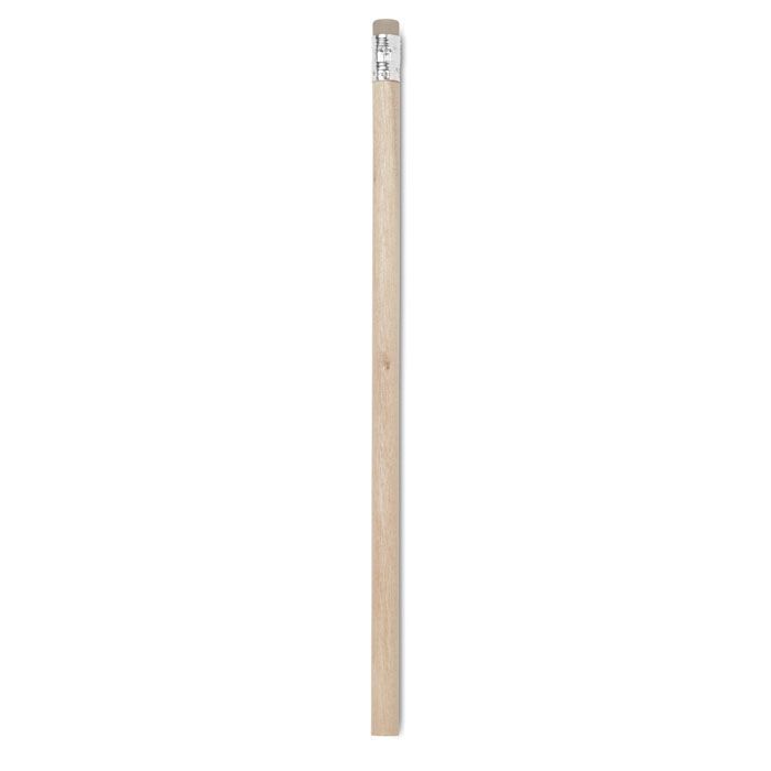 Bleistift mit Radiergummi STOMP - holz-370