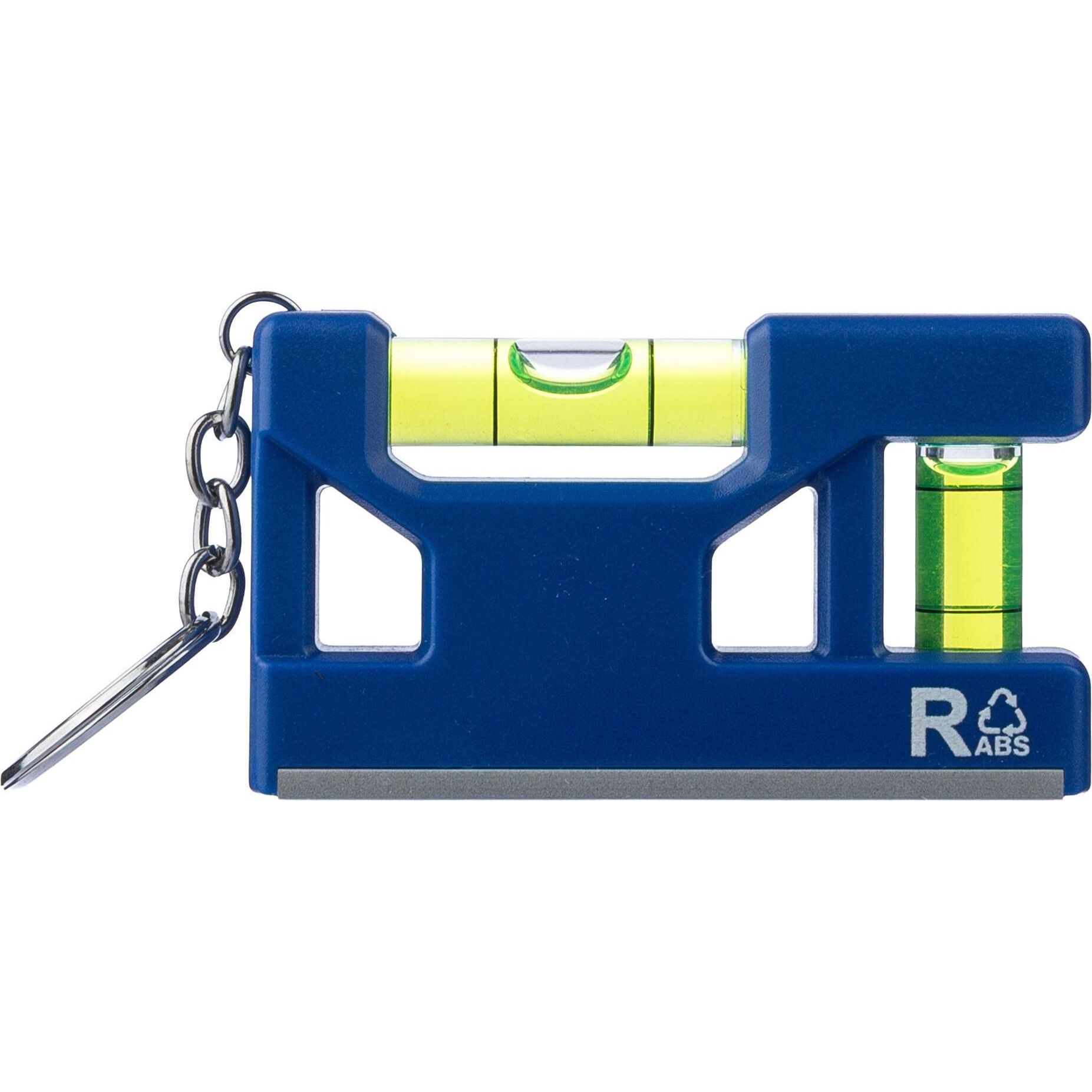 Schlüsselanhänger Wasserwaage Indira aus recyceltem ABS - weiß-37