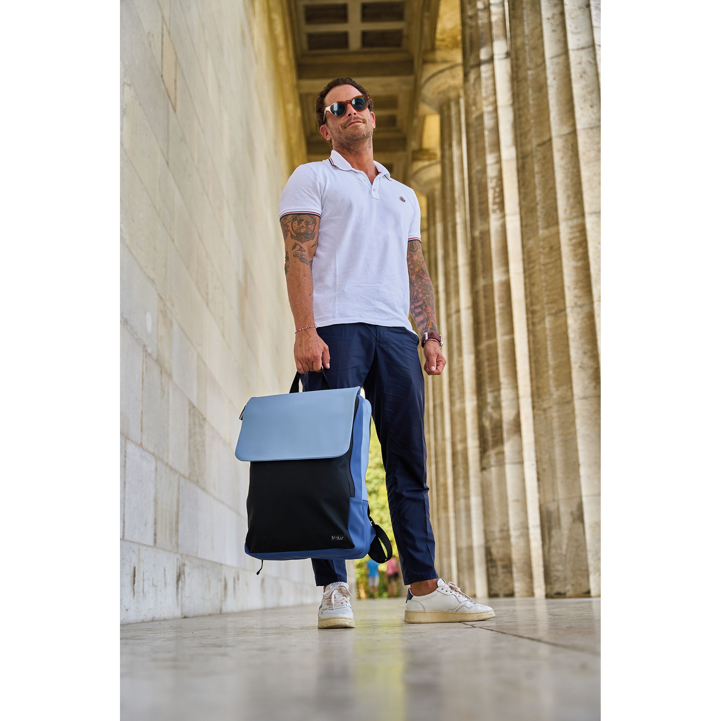 MoLu Rucksack Saint Gilles - dunkelblau-795