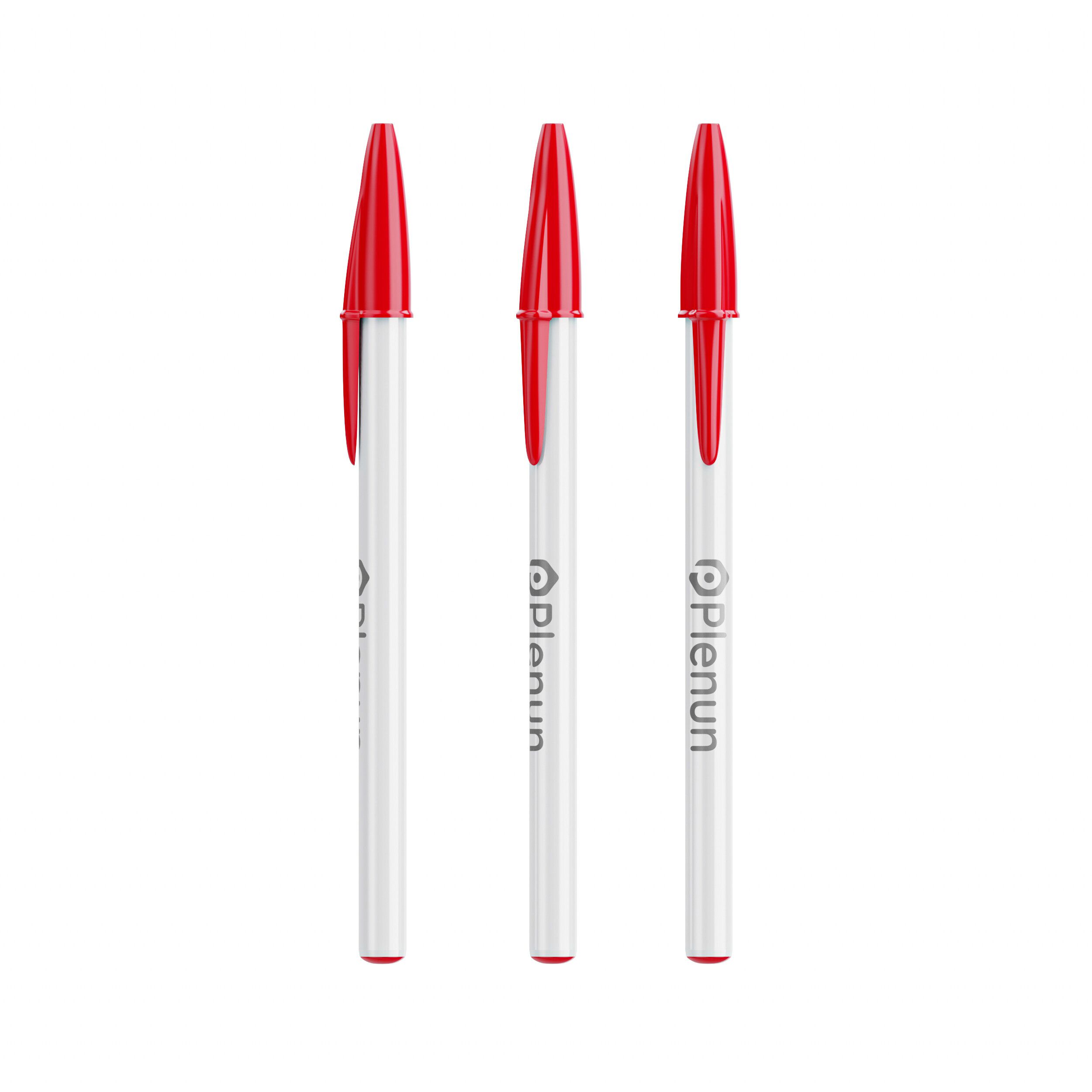 BIC® Style Ballpen, Mine schwarz - weiß - rot-680