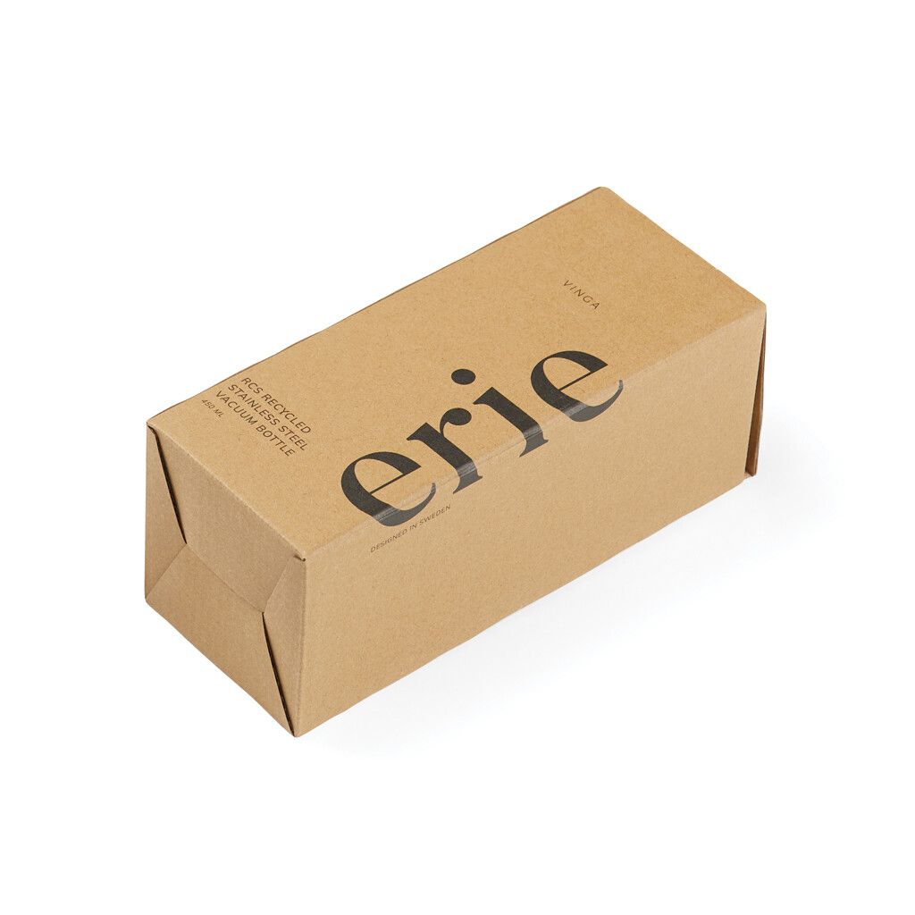 VINGA Erie 450ml Vakuumflasche aus RCS recyceltem Stahl - weiß-808