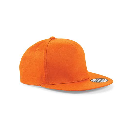 5 Panel Snapback Rapper Cap - orange-677