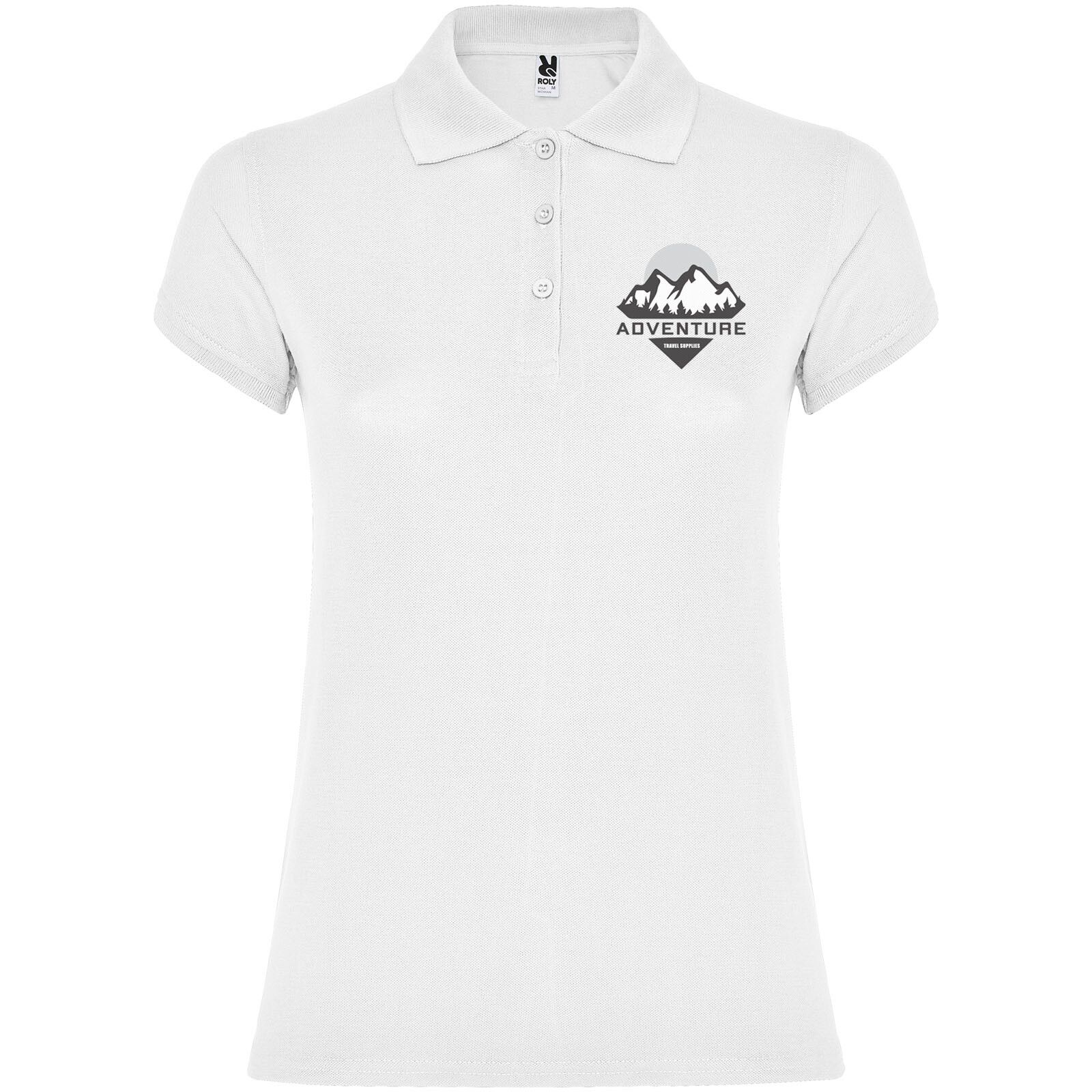 Star Poloshirt für Damen - weiss - M-967