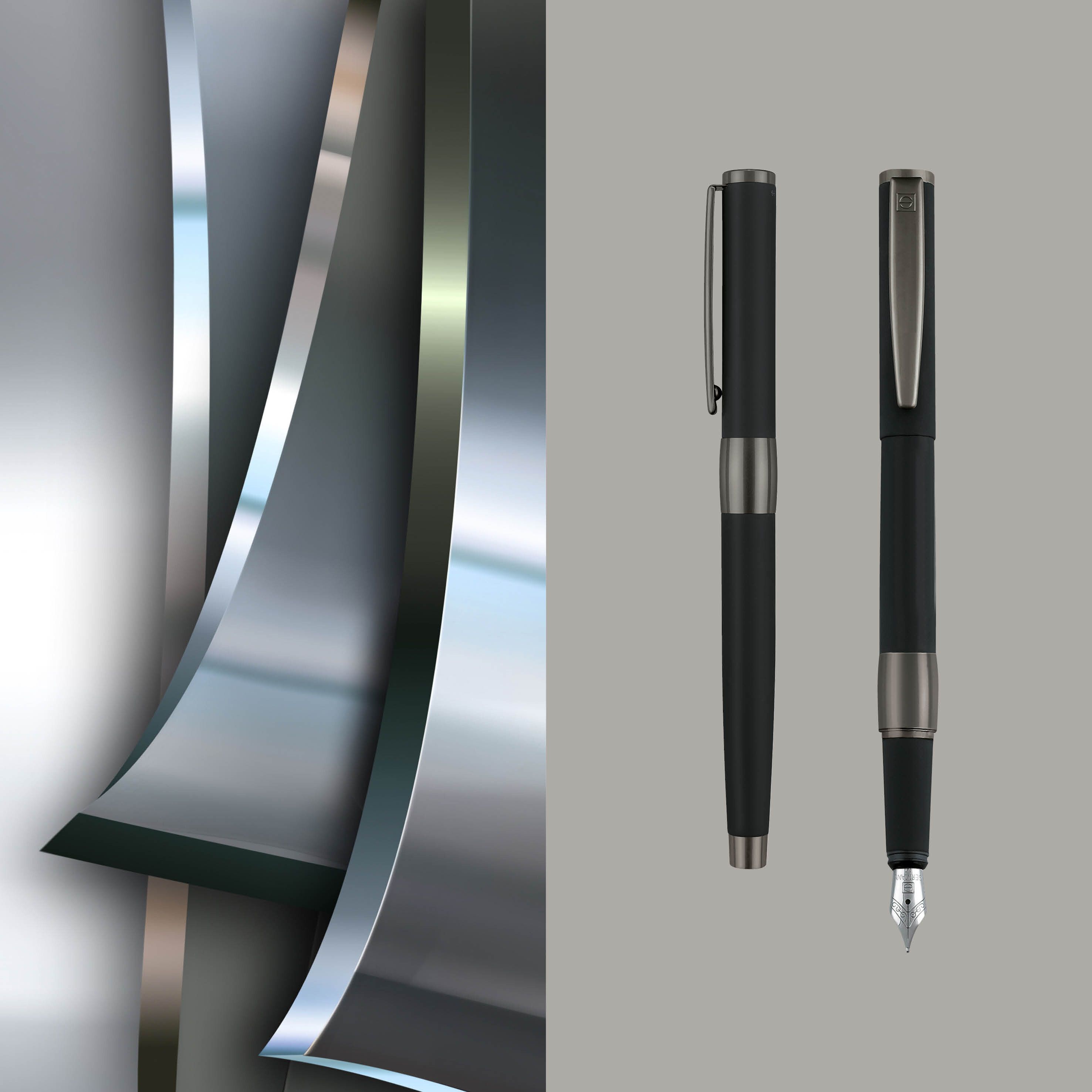 Image Black Line Füllhalter - schwarz-455