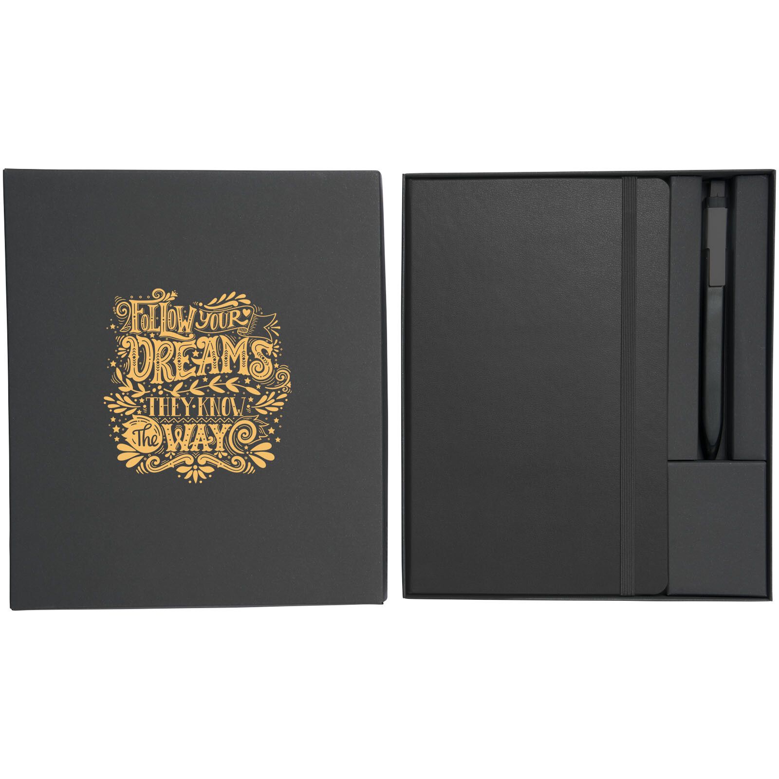 Moleskine Notizbuch und Stift Set - schwarz-597