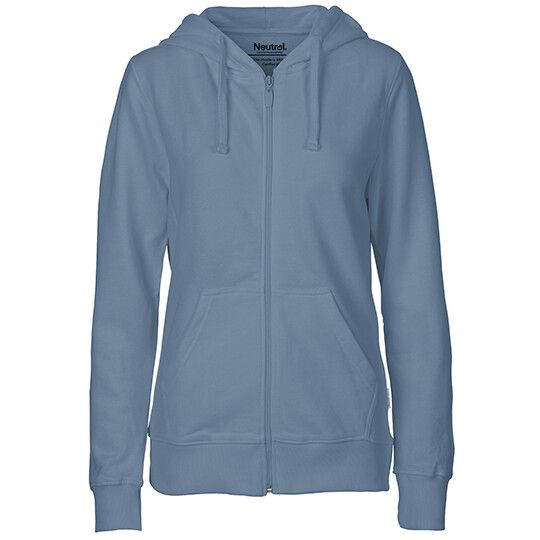 Ladies´ Zip Hoodie - dusty indigo-836