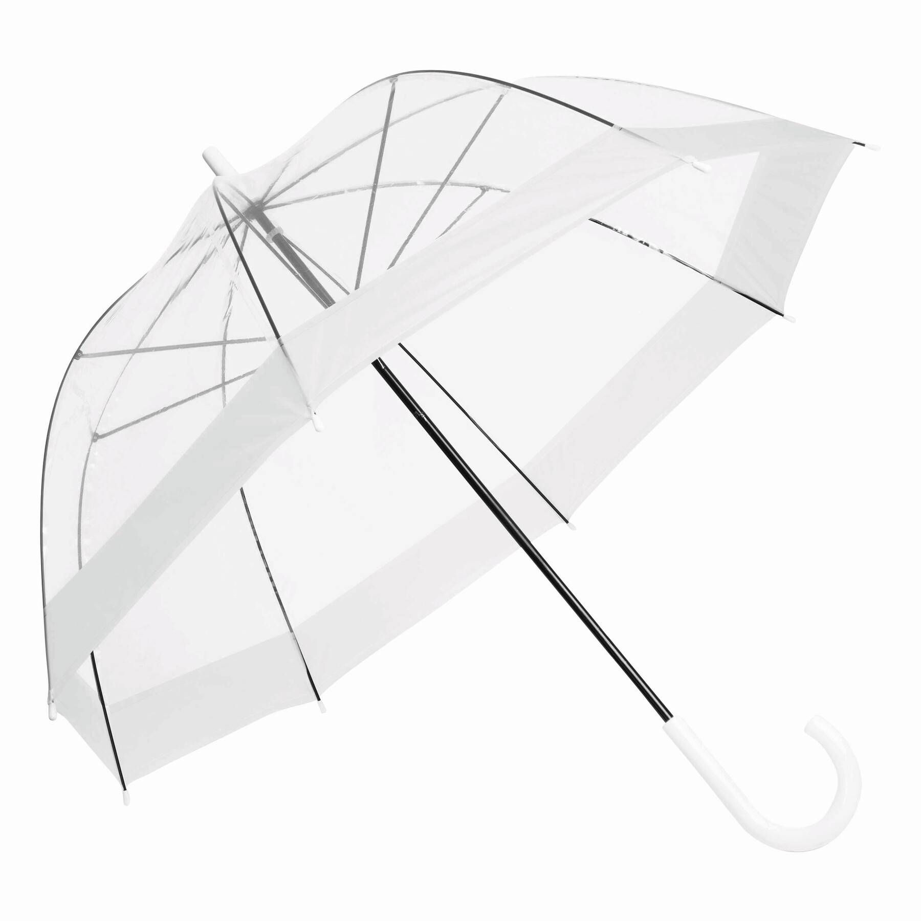 transparent - weiß