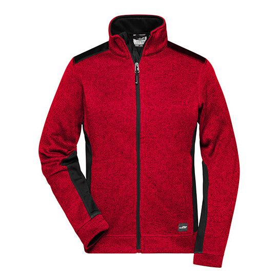 red melange - black