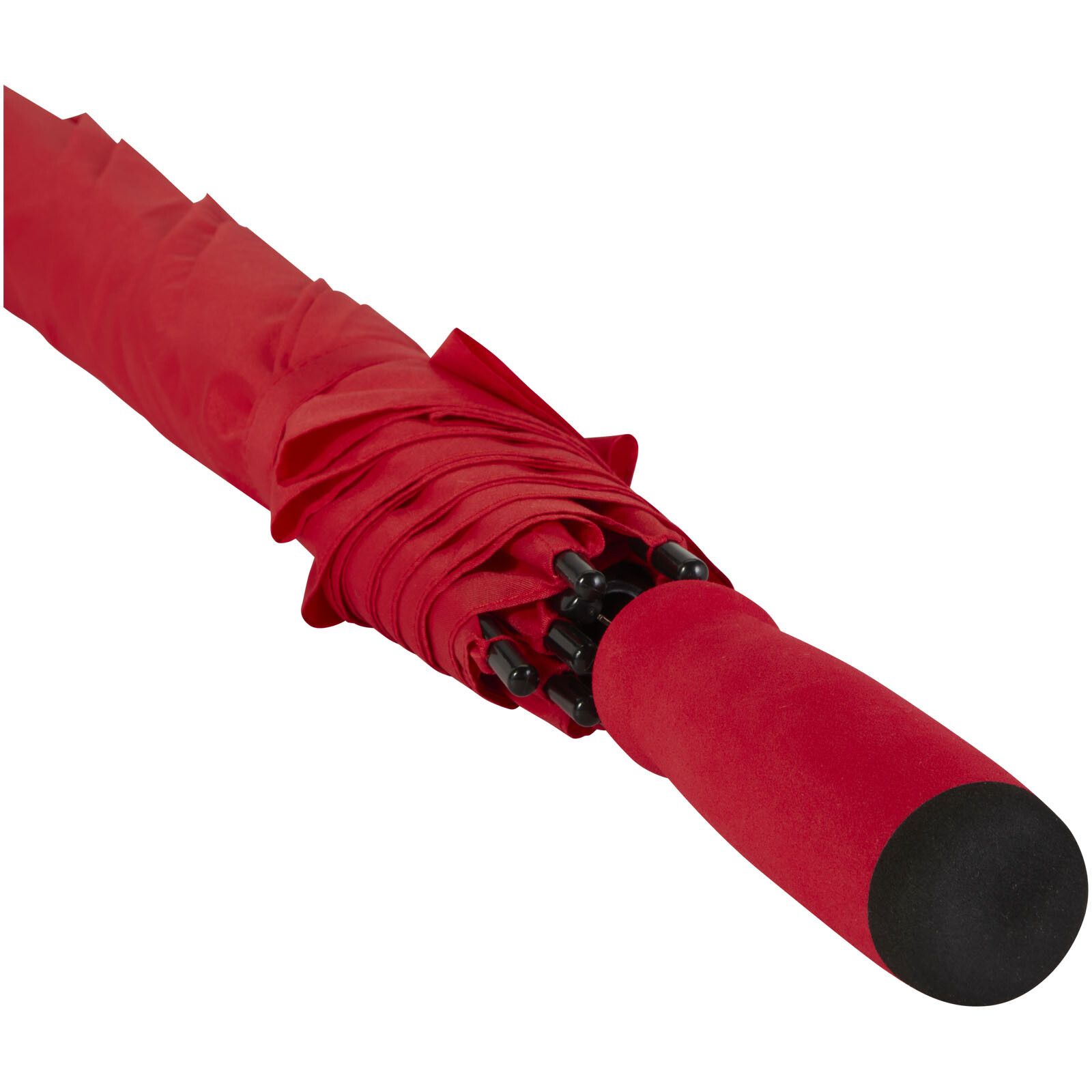 Niel 23" Automatikregenschirm aus recyceltem PET - rot-3