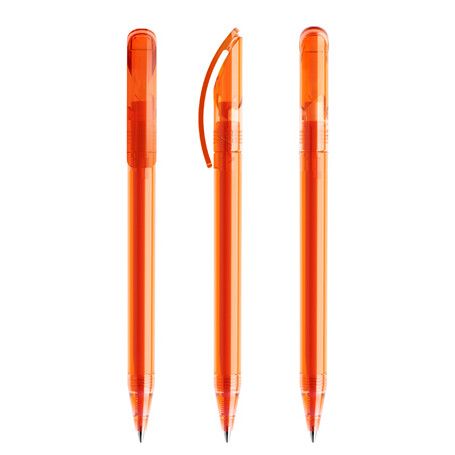 prodir DS3 TTT Twist Kugelschreiber transparent - orange-83