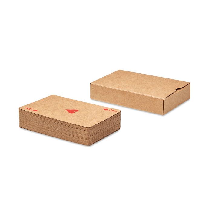 Recycelte Spielkarten ARUBA + - beige-124