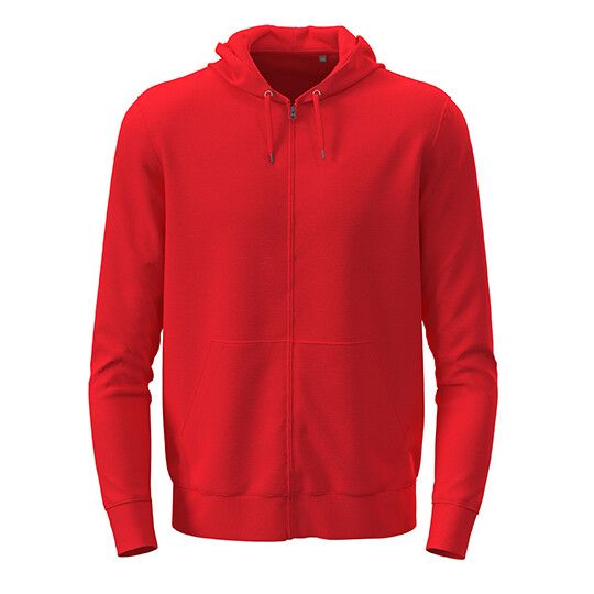 Classic Zip Hoodie - scarlet red-229
