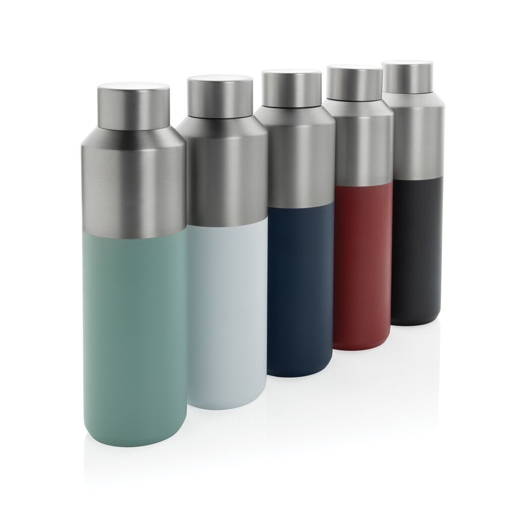 Fluid Flasche aus RCS-zertifiziert recyceltem Stahl, 600ml - weiß-70