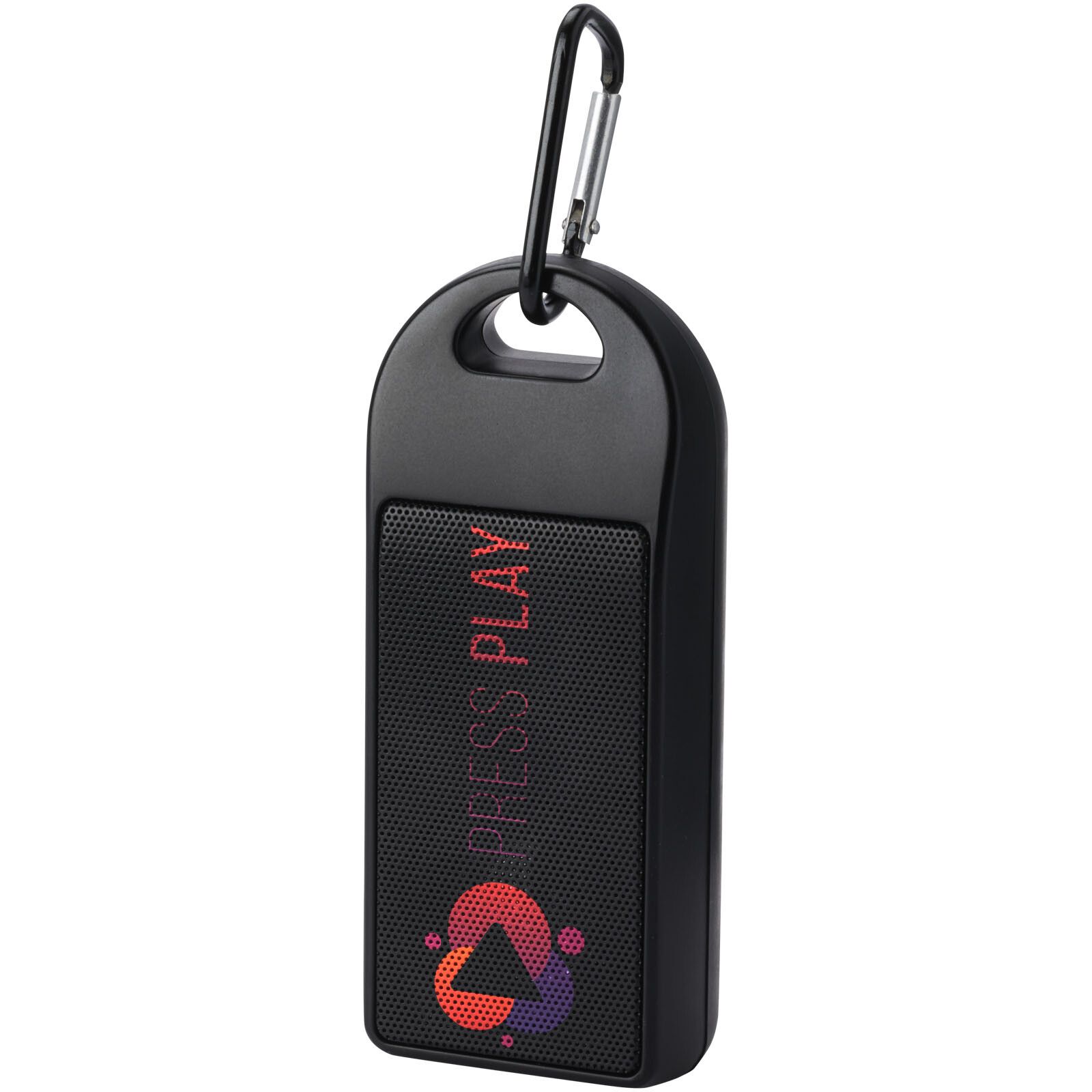 Omni 3 W IPX4 Bluetooth-Lautsprecher aus recyceltem RCS Kunststoff - schwarz-431