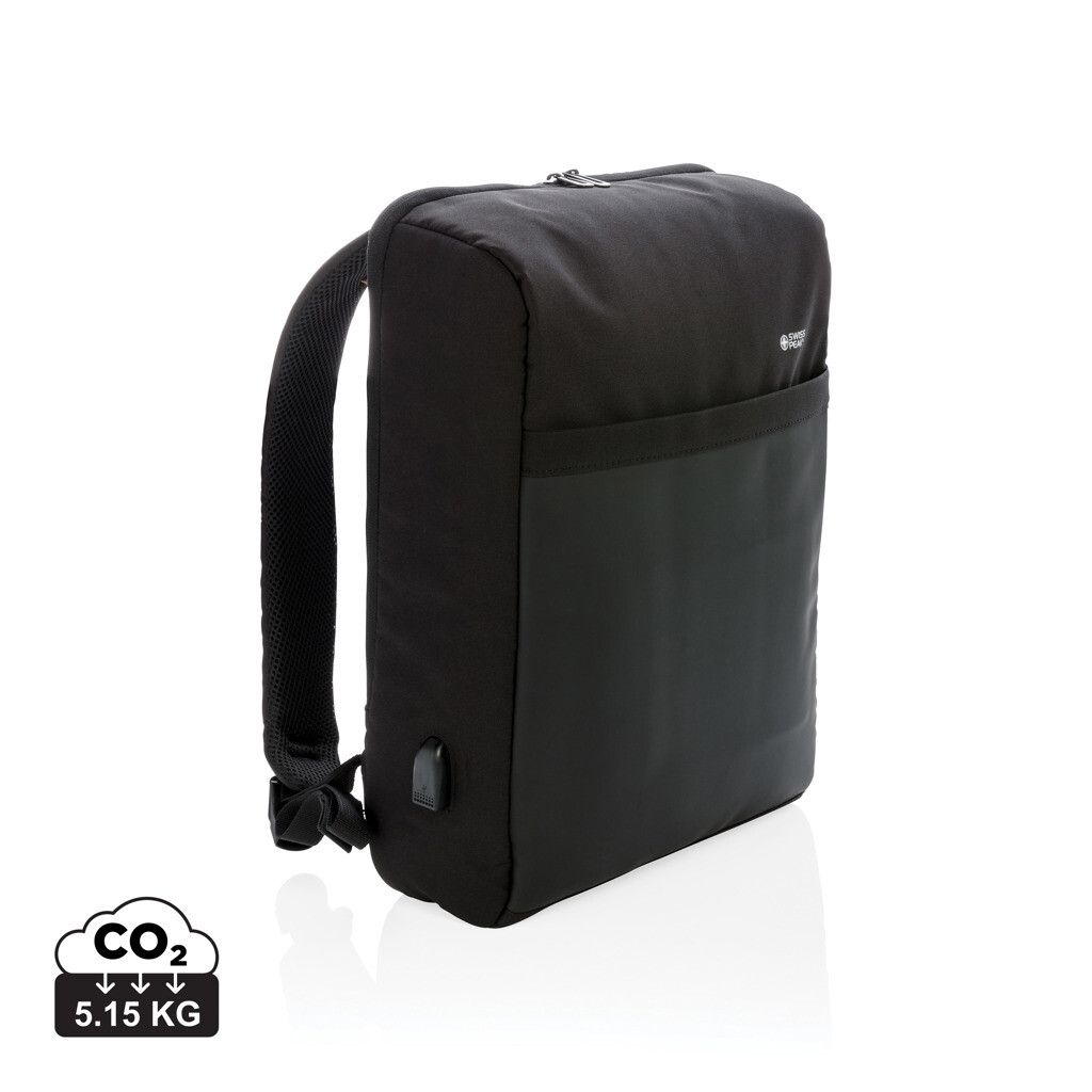 Swiss Peak 15" Anti-Diebstahl RFID & USB Rucksack - schwarz-145