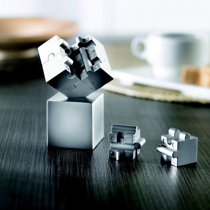 3D-Puzzle KUBZLE - mattsilber-779