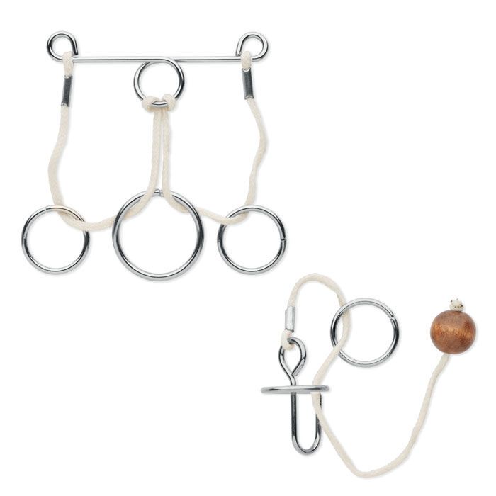 Geduldsspiele-Set CONNECTION - silber-499