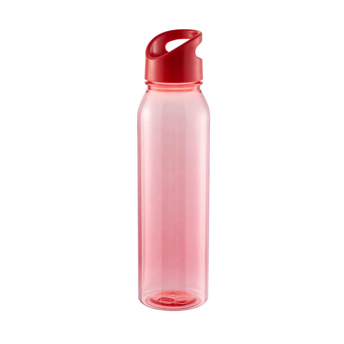 Trinkflasche Active Wave, 650 ml - transparent-rot - standard-rot-516