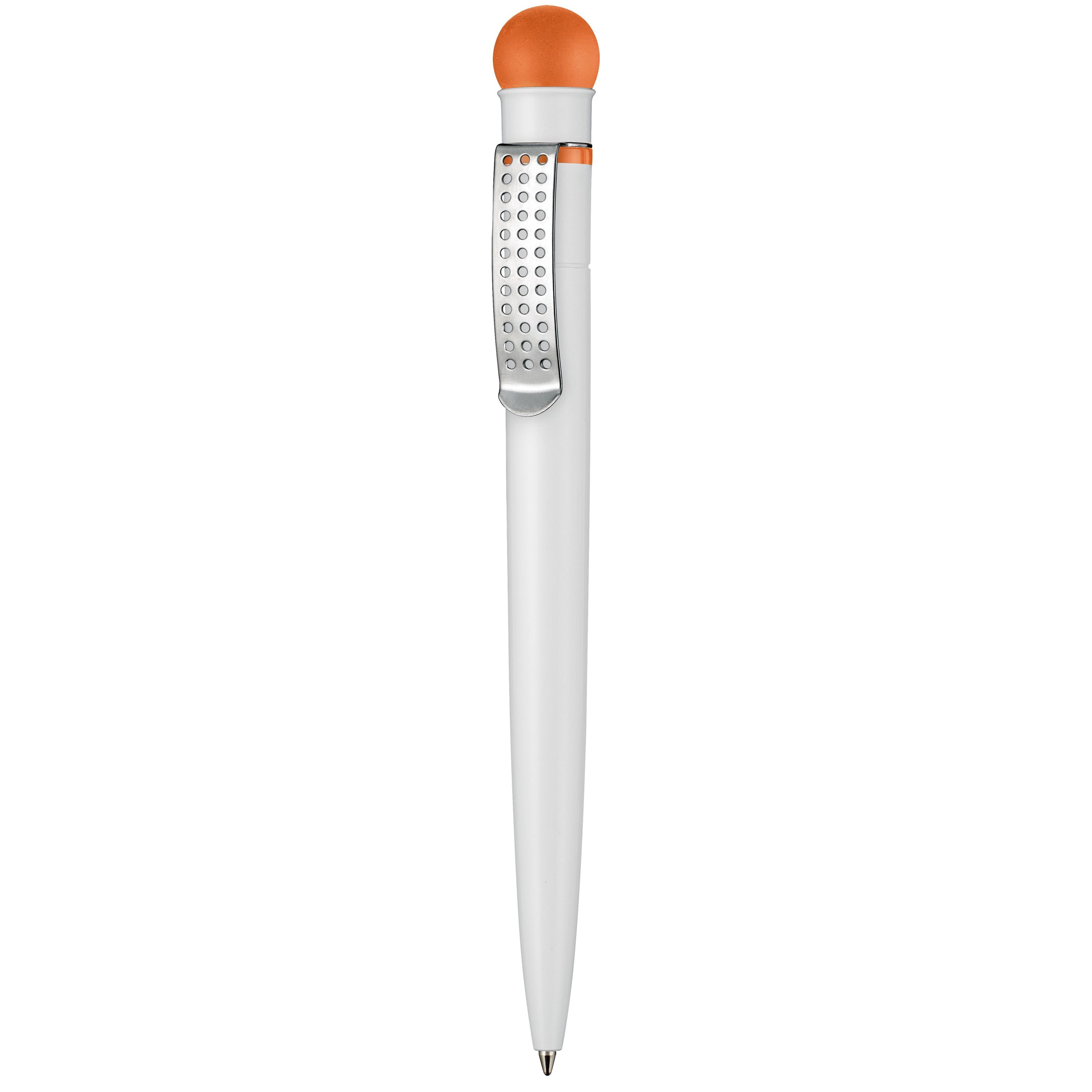 Kugelschreiber SATELLITE - weiss - orange-280