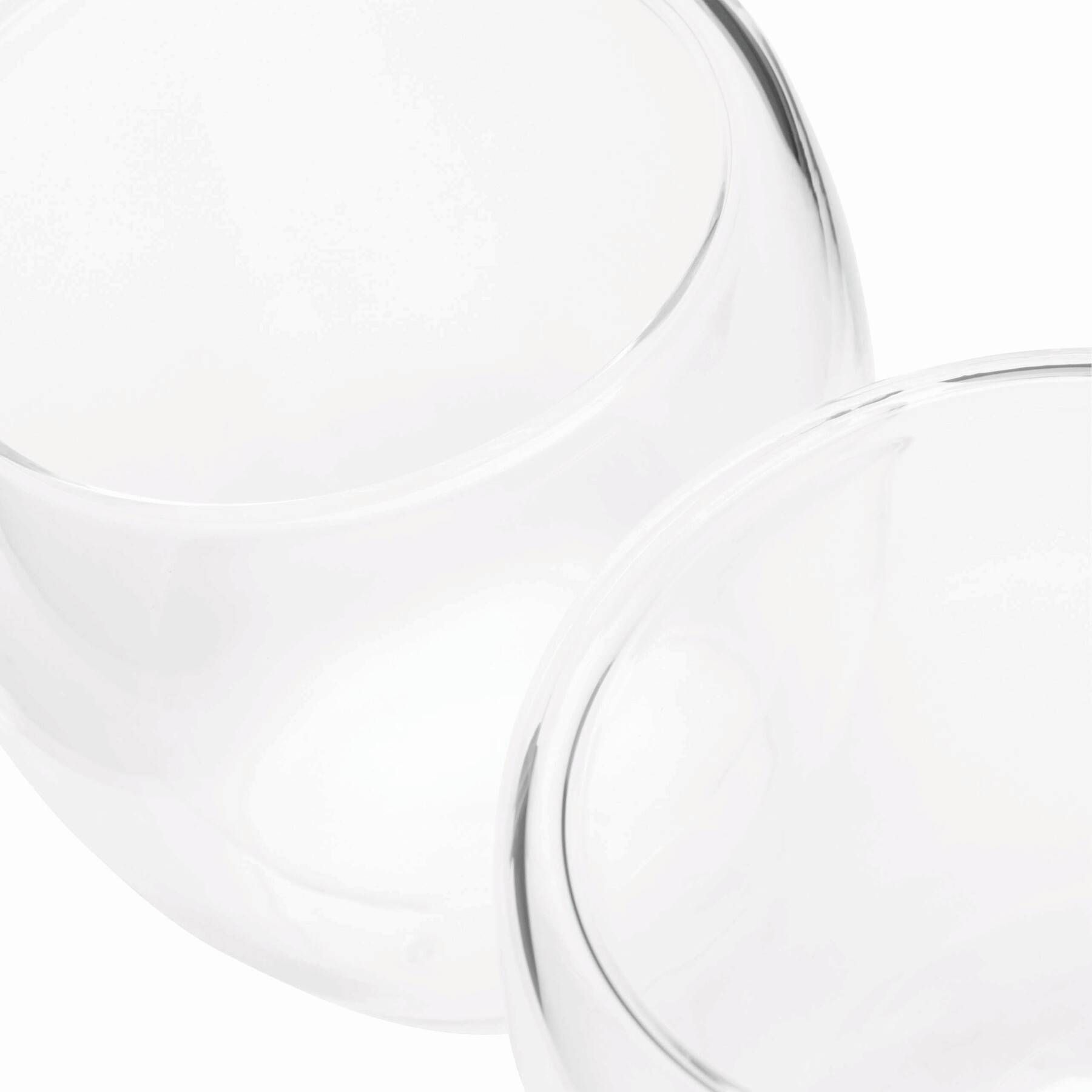 Gläser-Set, doppelwandig: 2er Set DRINK LINE M - transparent-738