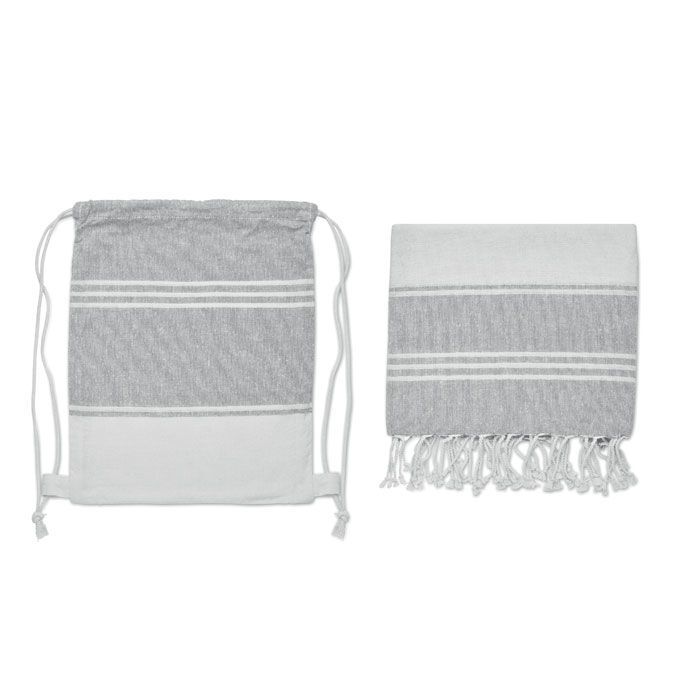 Strandtuch-Set HAMMA - grau-652