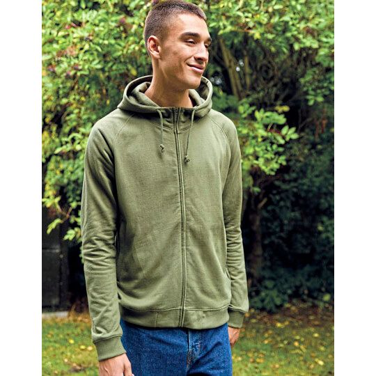 Unisex Hoodie With Hidden Zip - navy-993
