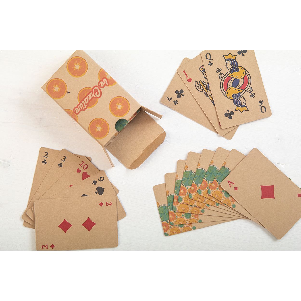 CreaCard Eco Individuelle Spielkarten - natur-993