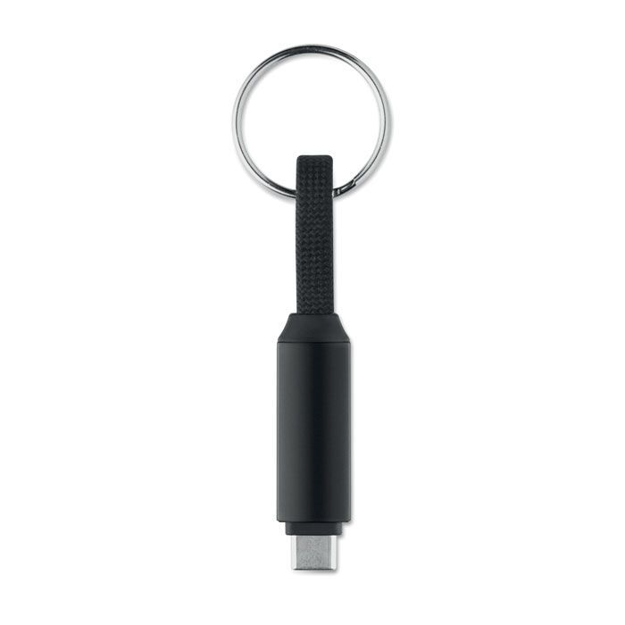 60W Schlüsselring-Ladekabel KEYSTO - schwarz-348