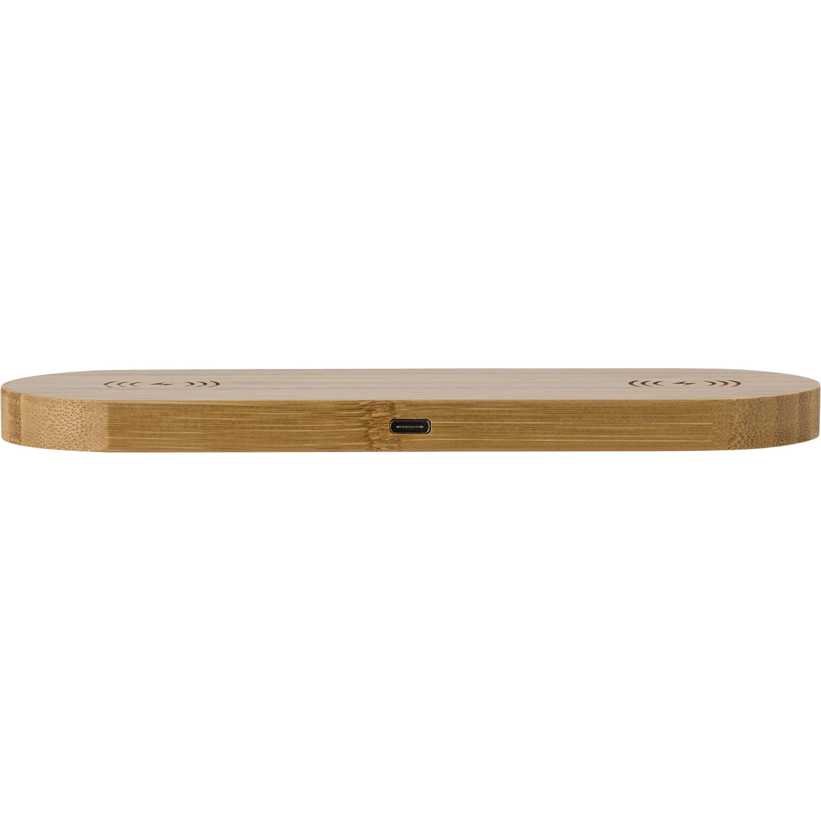 Wireless Ladepad aus Bambus Tatum - bambus-494