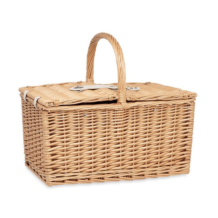 Picknickkorb aus Korbweide MIMBRE PLUS - holz-938
