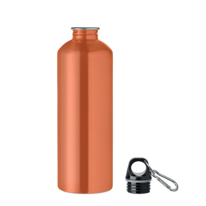 Einwandige Trinkflasche 1000ml RE-ONE MOSS - orange-12