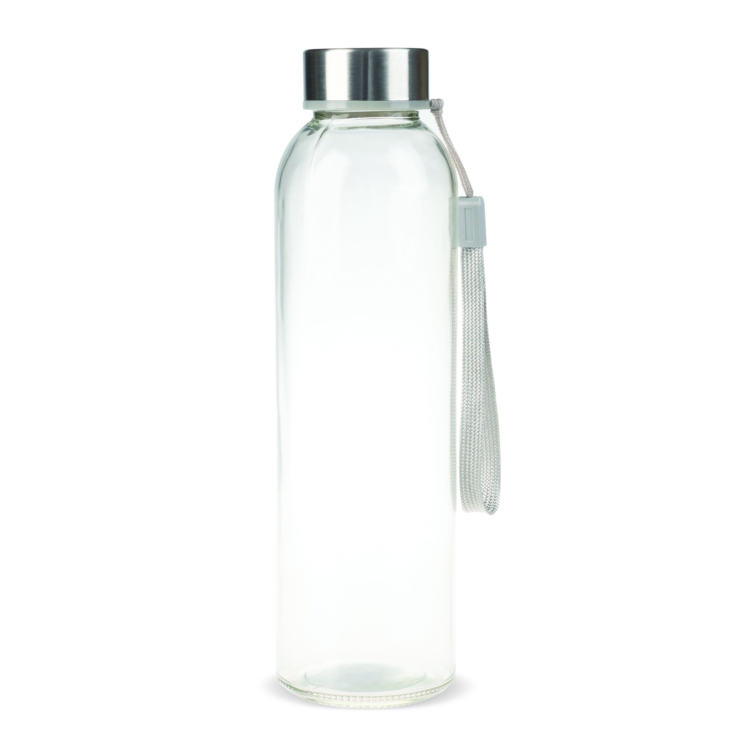 Trinkflasche aus Glas 500ml - transparent-736
