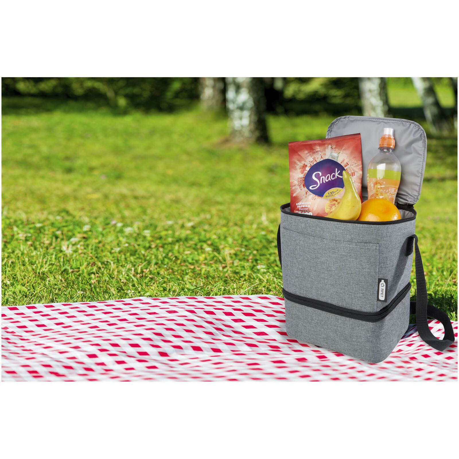 Tundra GRS rPET Lunch Kühltasche für 9 Dosen 9L - heather grau-187
