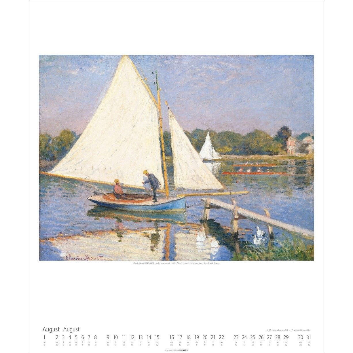 Claude Monet - Kunst & Kultur Kalender-655