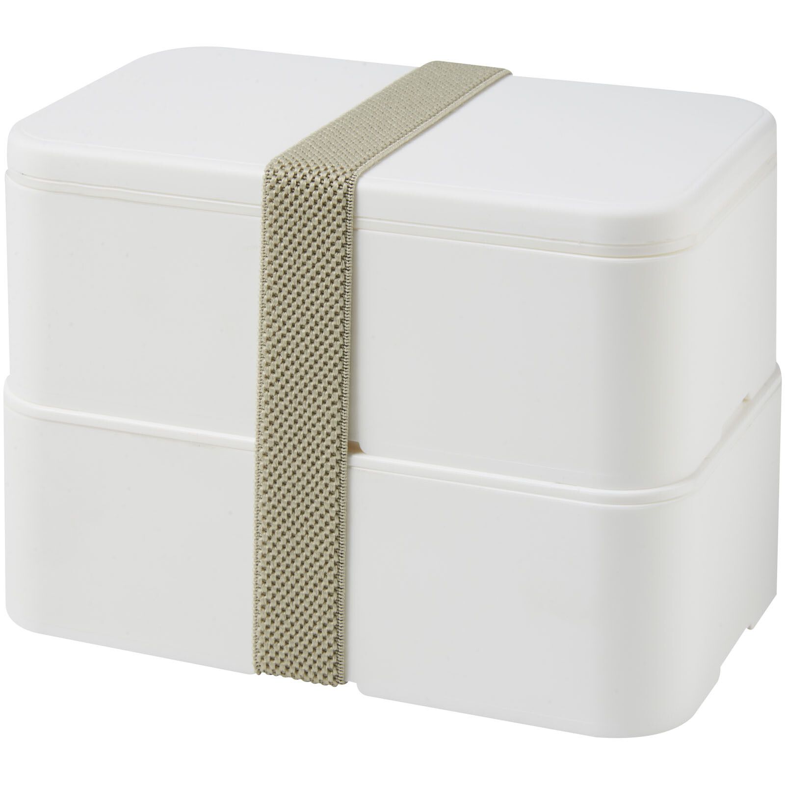 MIYO 700+700 ml Doppel-Lunchbox - weiss -  weiss -  kieselgrau-783