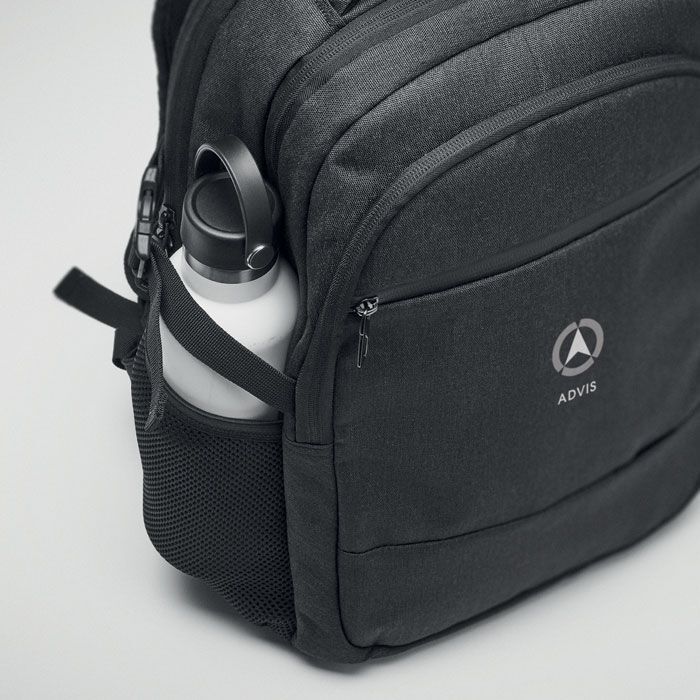 Laptop-Rucksack 600D RPET HANA - schwarz-835