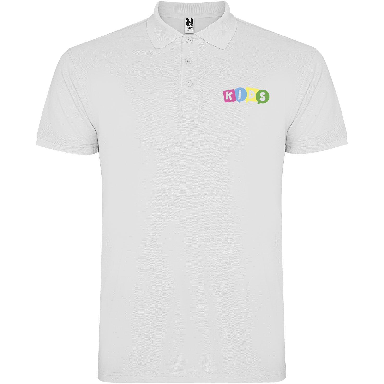 Star Poloshirt für Kinder - weiss-978