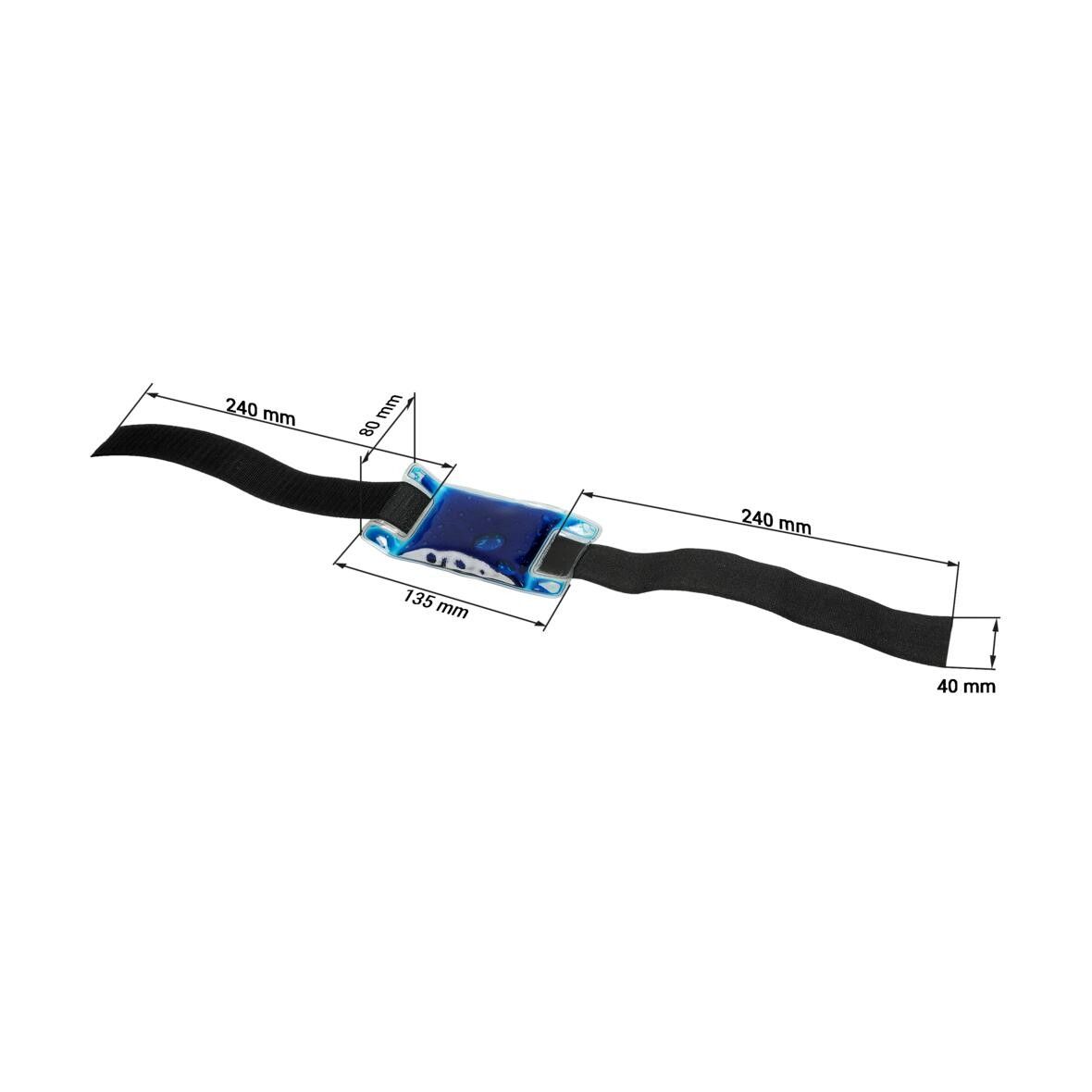 Kühl-/Wärmekissen Velcro - blau-598