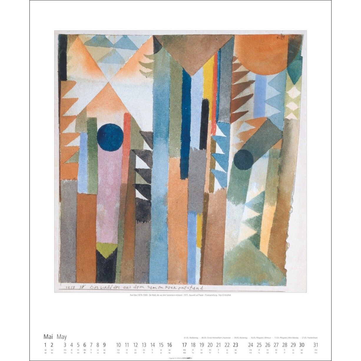 Paul Klee - Kunst & Kultur Kalender-263