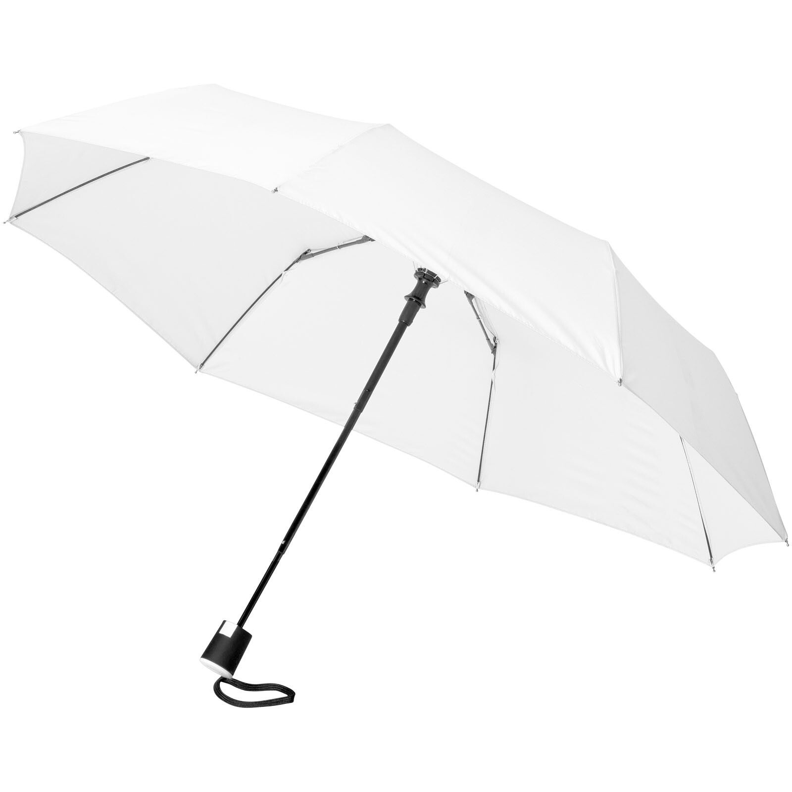 Wali 21" Automatik Kompaktregenschirm - weiss-239