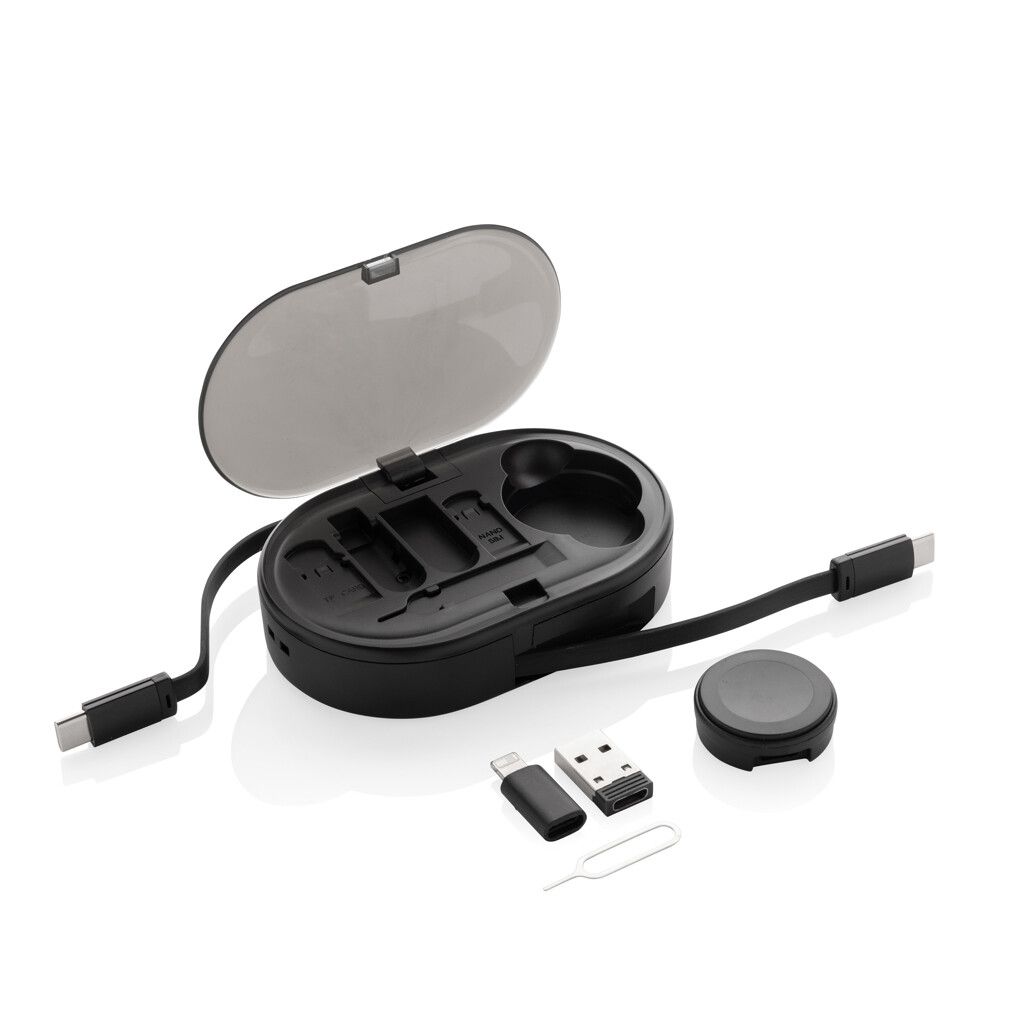 Chargevix Multifunktionales 60W-Lade-Set aus RCS rPlastic - schwarz-409