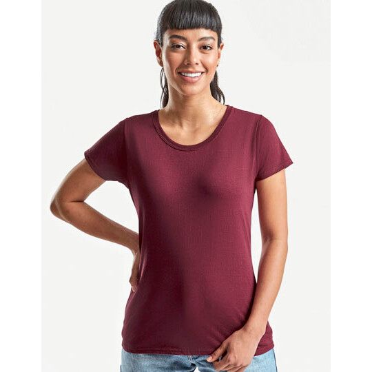 Ladies´ Valueweight T - burgundy-647