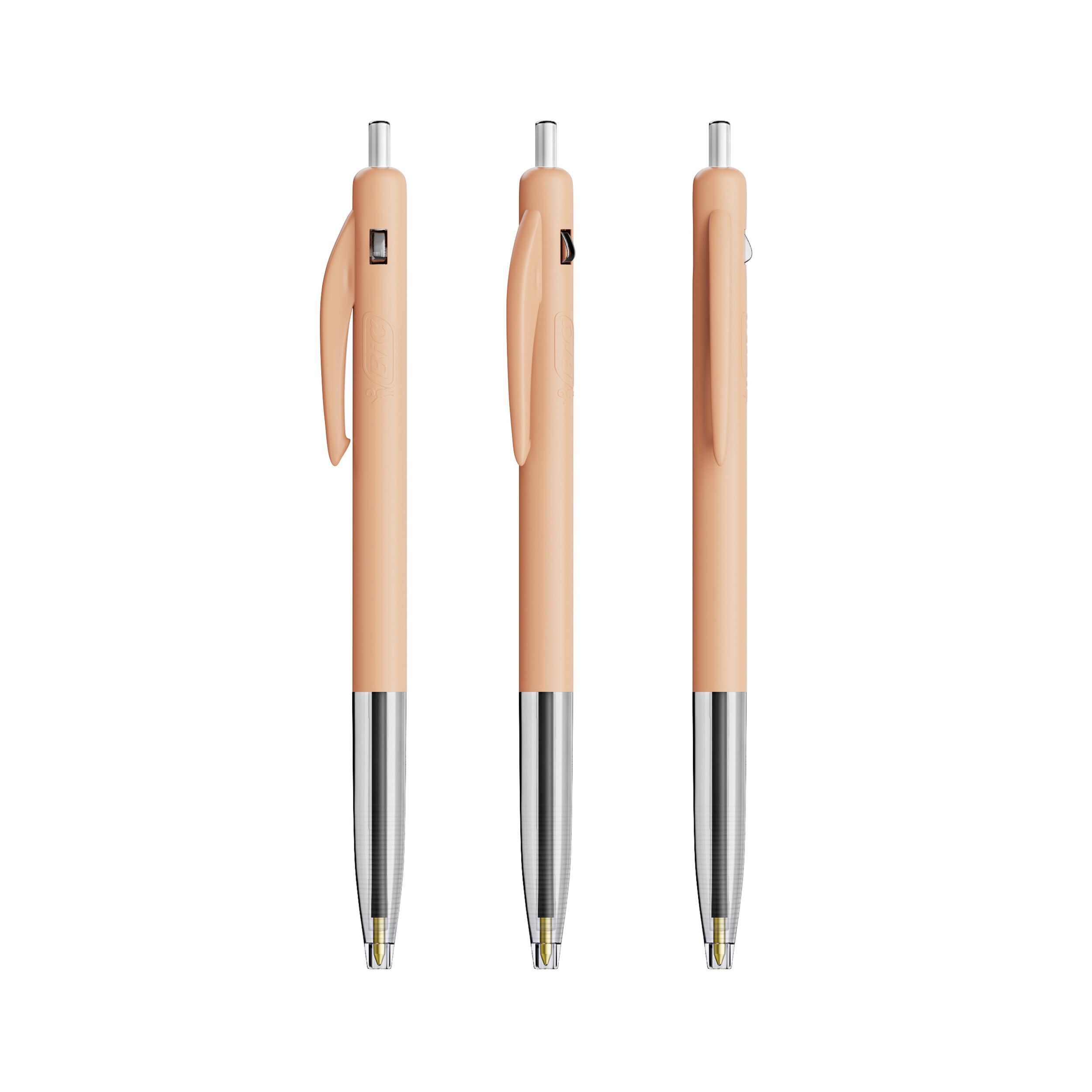 BIC® M10® Clic Kugelschreiber, Mine blau - pastellorange-778