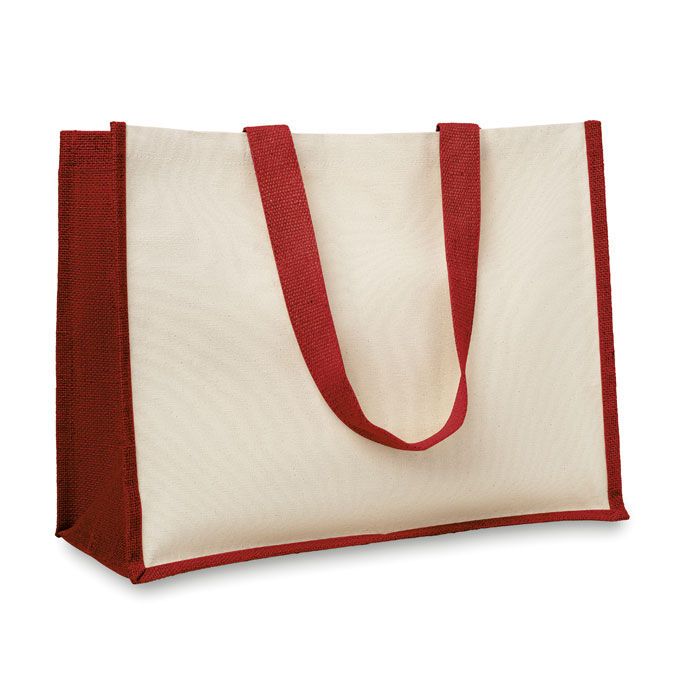 Jute/Canvas Shopper  CAMPO DE FIORI - rot-823