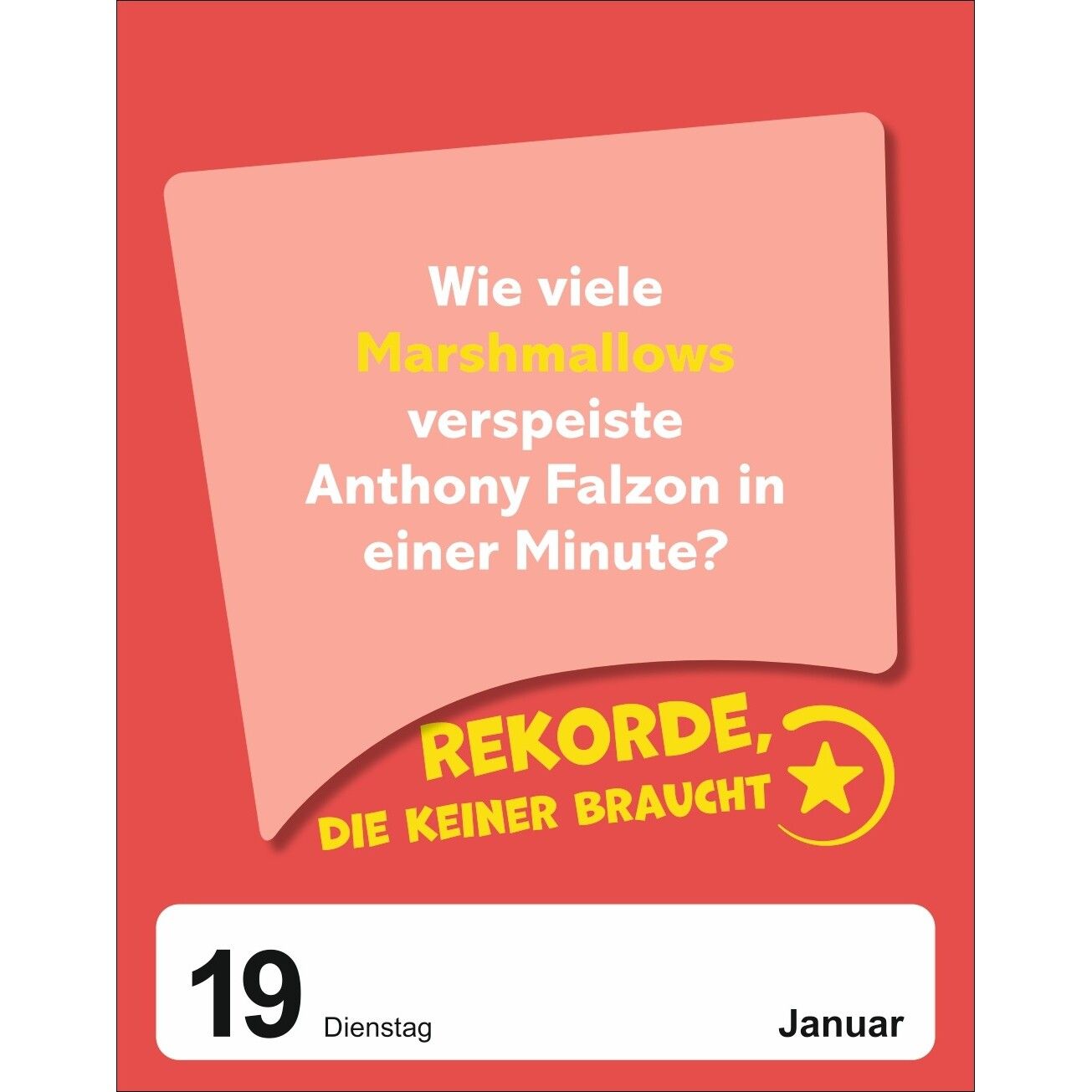 Was schätzt du denn? Tagesabreißkalender-108