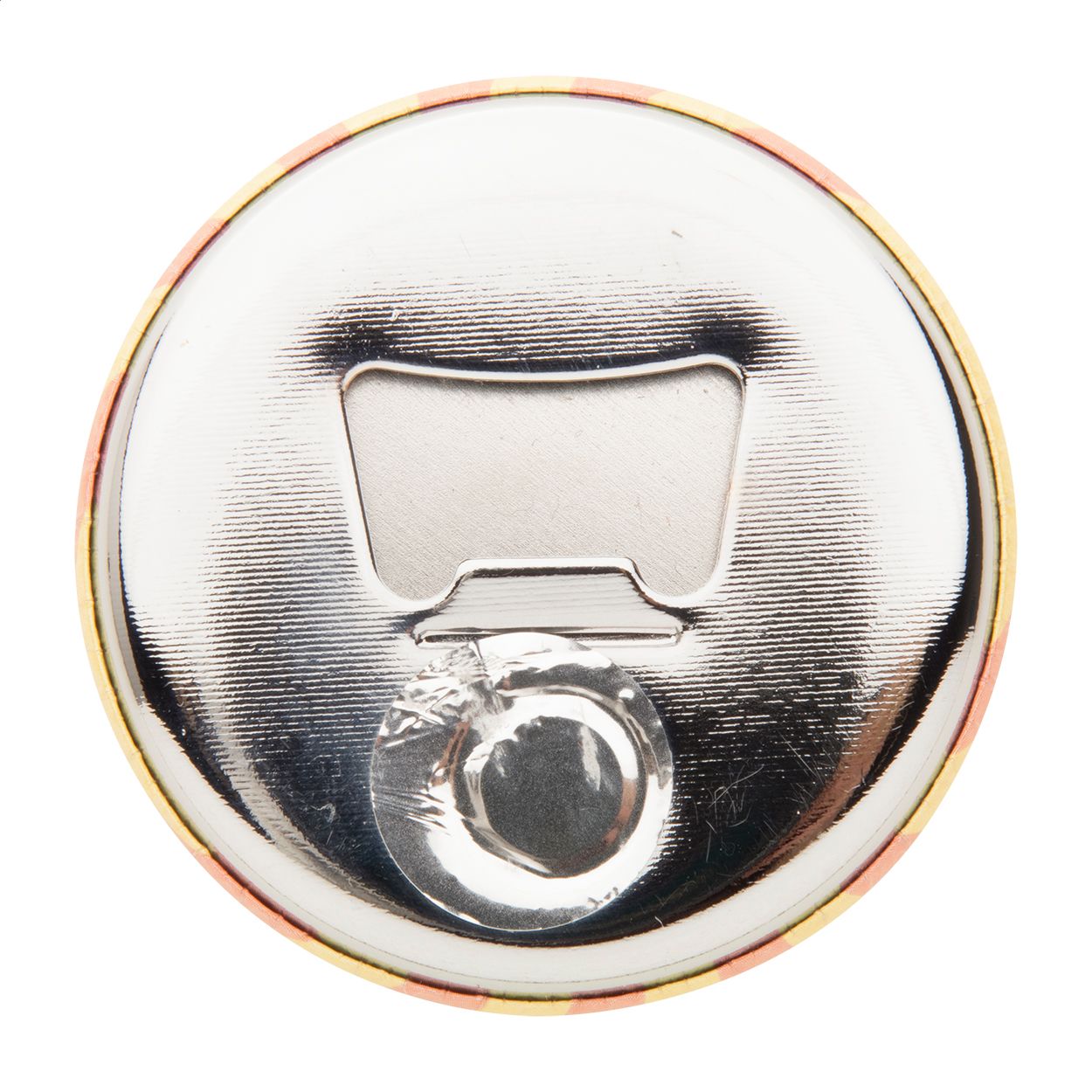 MagBadge Bottle Button-Flaschenöffner - silber - weiß-404