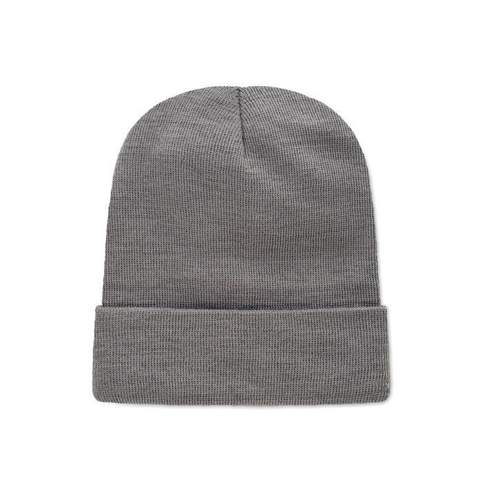 Beanie RPET-Polyester CAPNIT - steingrau-862
